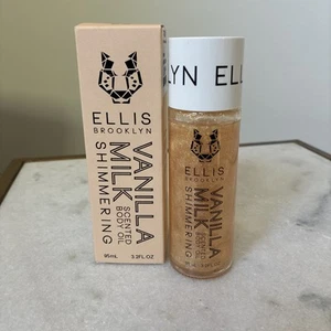 ELLIS BROOKLYN Vanilla Milk Shimmering Vegan Body Oil 3.2 oz New $70 MSRP - Picture 1 of 3