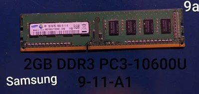 Samsung 2GB DDR3 Desktop RAM -  PC3-10600U - 09-11-A1 - 1333 MHz - Image 1 of 4