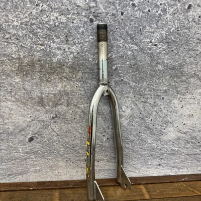 Vintage Powerlite Mini BMX Fork 1in Threaded Chromoly 25.4mm Steerer Race 20" - Image 1 of 4
