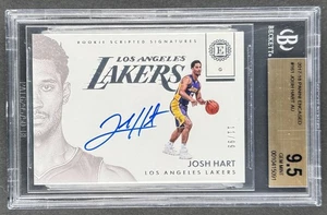 Josh Hart 2017 Encased Rookie Scripted Sig. /99 On Card Auto BGS 9.5 Auto 10 - Picture 1 of 2