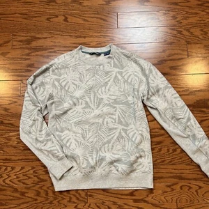 Chubbies Men’s Sweatshirt Size M Gray Crew Neck Floral Hawaiian - Picture 1 of 8