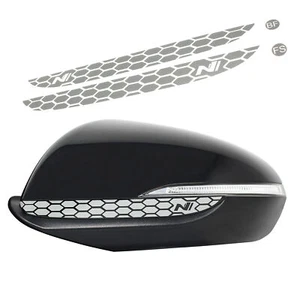 Spiegelstreifen Set Grau Performance für Hyundai i30 Folie Aufkleber DS014 - Bild 1 von 7