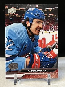 2023-24 Upper Deck Serie 1 Lámina de Plata Arber Xhekaj #100 - Imagen 1 de 2