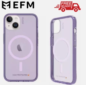 EFM Purple Alta Case Magsafe Armour with D3O Crystalex For iPhone 14 Plus (6.7) - Picture 1 of 6