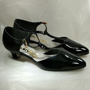 Daisy Women's Shoes Heels Black Patent Size 9.5 SKU#09815