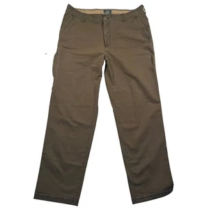 G.H. Bass & Co. Carpenter Pants Workwear Utility Pockets Brown Size 38x34 - Picture 1 of 7