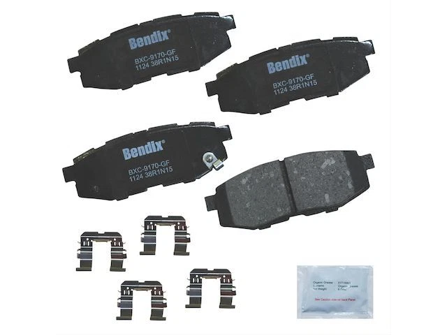 Juego de pastillas de freno traseras Bendix 72835XTRX para Subaru B9 Tribeca 2006-2007 Foto 1 de 2