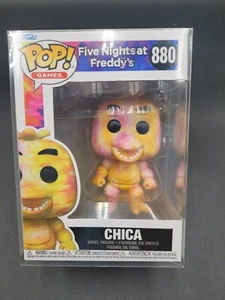Funko Pop! Vinyl: Five Nights at Freddy's - Tie Dye Chica #880 In Soft Protector - Picture 1 of 4