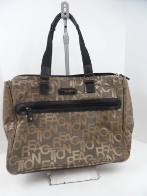 Kenneth Cole Reaction Brown Multi Pocket Shoulder Bag Tote  17" x 12.5" X 5.75" - Image 1 of 4