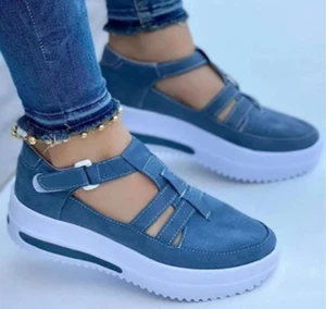 Orthopädische Schuhe, Damen Freizeit Wanderschuhe Orthopädischer Bogen Diabetes Unterstützung - Bild 1 von 12