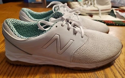 Zapatos de golf para mujer New Balance Fresh Foam Breathe sin clavos talla 11 blancos Foto 1 de 4