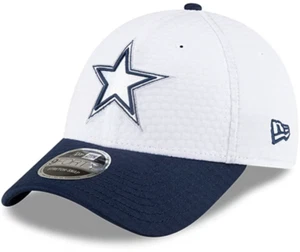 New Era 9Forty Dallas Cowboys NFL Football Cap Hat men's adjustable White Navy - Picture 1 of 6