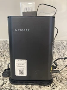 NETGEAR - Dual-Band 4-Stream AX1600 WiFi 6 Router, 1.6 Gbps (RAX5) Internet - Picture 1 of 8