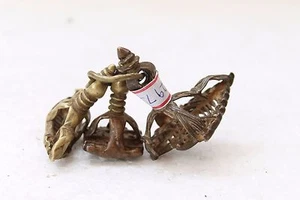 3 Pcs Antique Old Rare Tikka Jali Brass Jewelry Dye Mold Stamp Seal NH2975 - Picture 1 of 11