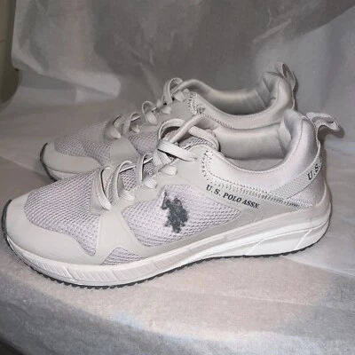 U.S. Polo Association Mujer 11785 Rener-M Blanco Arena Talla 9 Entrenadores Zapatos Foto 1 de 4