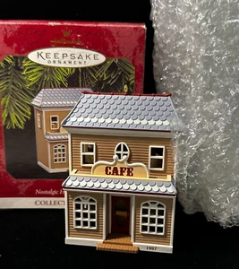 Hallmark Keepsake Ornament CAFE Nostalgic Houses & Shops 1997 #14 - Picture 1 of 6
