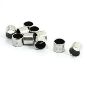 10Pcs Plain Oilless Bearing Sleeves Composite Bushing 10mm x 12mm x 10mm - Picture 1 of 2