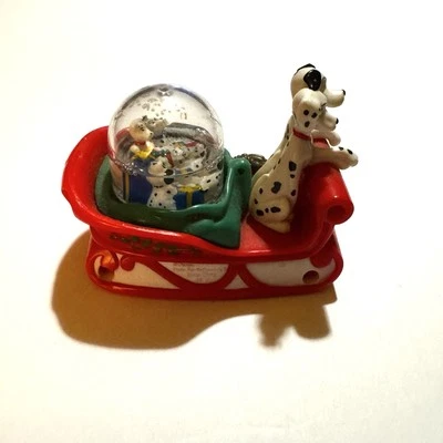 Vintage McDonald's Disney 101 Dalmatians 1996 Happy Meal Toy Christmas Sled — 第 1/4 张图片