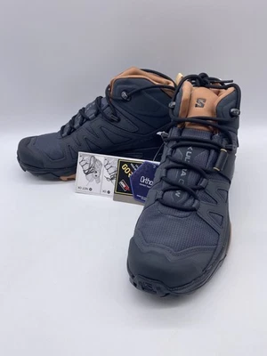 Salomon X Ultra 4 Mid GTX Boot Womens Shoes Size 6.5, Ebony/Mocha/Almond READ - Image 1 of 4