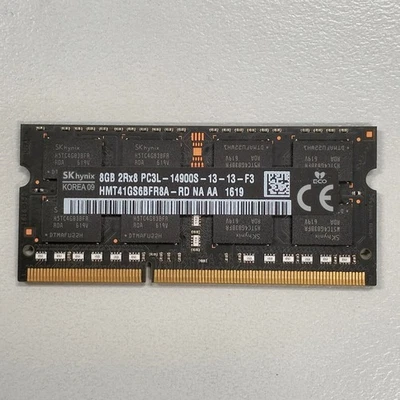 SK Hynix 8GB DDR3L 1866MHz PC3-14900 204-Pin SODIMM HMT41GS6BFR8A-RD iMac A1419 Foto 1 de 2