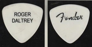 The Who Roger Daltrey Guitar Pick Stage Used Authentic Fender - Picture 1 of 4