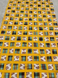 Trapuntino - Non Finito 46” per 92” Oro e Multicolore (NO SUPPORTO) - Foto 1 di 7