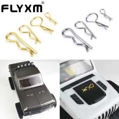 FLYXM 30/50Pcs Body Shell R Clips Pins for RC 1/5 1/8 1/14 1/18 1/24 Model Car - Image 1 of 4