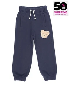 RRP€215 PALM ANGELS Kids Sweatpants Size 10Y Drawstring Bear Patch Made in Italy - Picture 1 of 4
