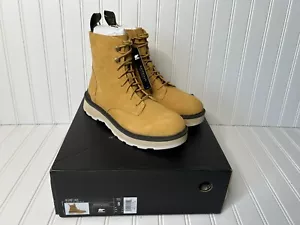 Sorel Hi Line Lace Geo Yellow Jet Waterproof Combat Boots Womens Size 8 NEW - Picture 1 of 4