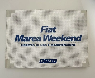 Libretto uso e manutenzione Fiat Marea We  - Immagine 1 di 3
