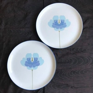Rosenthal Studio Linie 100th Plate 26cm Blue Flower Pair Set - Picture 1 of 4