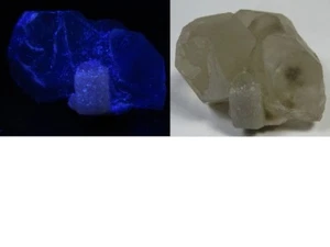 NATURAL APATITE-297 CARATS  FLUORAPARTITE & QUARTZ  CLUSTER PAKISTAN, (C-671), - Picture 1 of 8