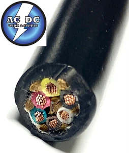 14 Gauge 6 Way Conductor Wire RV Trailer COPPER Cable Camper Harness Plug 14/6 - Picture 1 of 1