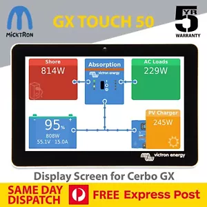 Victron GX Touch 50 - 5" display screen to suit Cerbo GX - Same Day Express Post - Picture 1 of 11