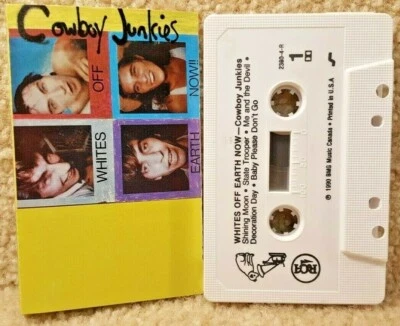 Винтажная кассетная лента 1990 Cowboy Junkies Whites Off Earth Now RCA Records - Изображение 1 из 4