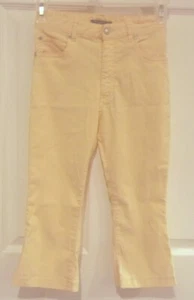 Girls CHILDRENS PLACE~YELLOW Khaki PANTS~size 8~NEW~Stretch KNIT Chinos - Picture 1 of 4