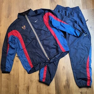Nike USA Track & Field Jacket Pants Olympics Warm Up Suit Athlete Vtg 2000 Mens - Picture 1 of 19