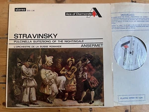 SDD 136 Stravinsky Pulcinella Suite Song of the Nightingale Ansermet FFRR - Picture 1 of 2