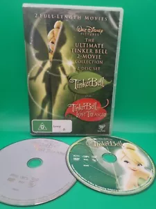 Tinker Bell Tinker Bell And The Lost Treasure DVD R4 2 Movie Set - Foto 1 di 4