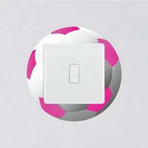 FOOTBALL LIGHT SWITCH SURROUND STICKER VINYL DECAL BOYS GIRLS KIDS BEDROOM DECOR - Picture 1 of 2