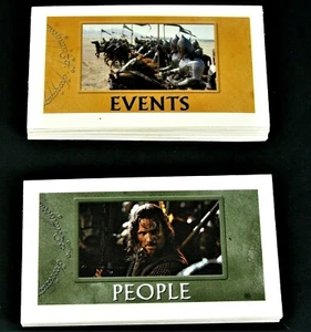 2003 Monopoly LORD OF THE RINGS "CHANCE & COMMUNITY CHEST" Replacement Cards - Picture 1 of 2