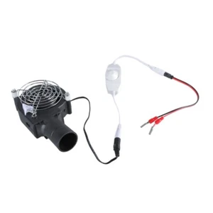 BBQ Air Blower 24V Portable Lightweight Electric BBQ Fan Outdoor Cooking Camping - Afbeelding 1 van 11
