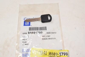 NEW OEM GM Transponder Ignition Key Blank 88891799 Chevy Buick Pontiac - B2-125 - Picture 1 of 2