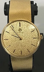 Mint Authentic Men's Milus 18k Solid Yellow Gold Mechanical (Hand-winding) Watch - Picture 1 of 10