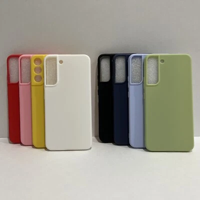 Paquete de 8 fundas para Samsung Galaxy S22+ Plus, carcasa de silicona suave a prueba de golpes Foto 1 de 4