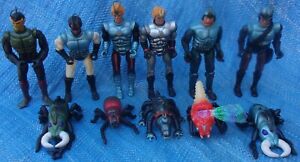 1984 Coleco Sectaurs Action Figure Lot Coleco Dargon Pinsor Mantor Skito Zak VTG