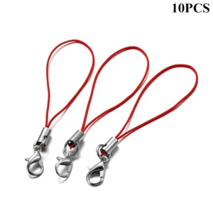 Anti Loss Pendant DIY Jewelry Accessories Lobster Buckle Phone Rope Keychain - Picture 1 of 27