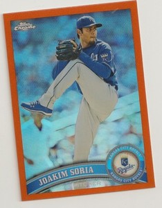 2011 Topps Chrome Orange Refractor  -  Finish Your Set