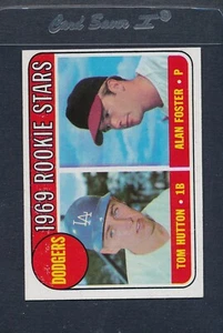 1969 Topps #266 Dodgers Rookie Stars Hutton/Foster EX *6251 - Bild 1 von 1