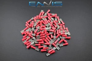 CONECTOR TERMINAL HEMBRA DESCONEXIÓN RÁPIDA VINILO CALIBRE 18-22 25 PK .187 - Imagen 1 de 4